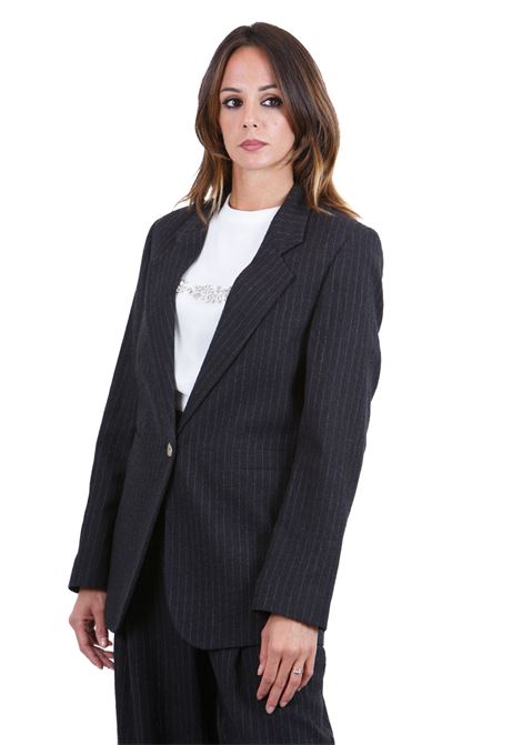 Blazer monopetto gessato ALYSI | Blazer | 154816-A4019AN