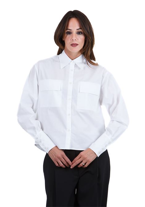 Camicia asimmetrica con tasche GRIFONI | Camicie | GT220185/1001