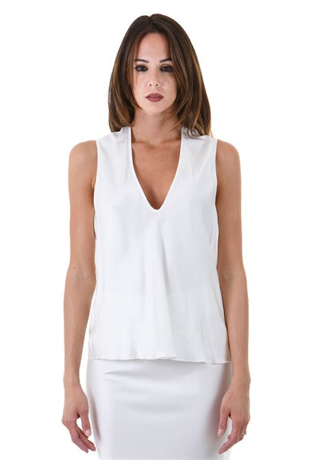 Blusa senza maniche scollo a V JUCCA | Bluse | J4052145SF/16045