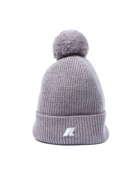 Vincienne cappello misto lana con pon pon K-WAY | Cappelli | VINCIENNE-K111FWWAZB