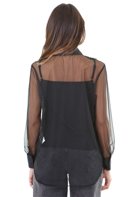 Camicia con dettagli in tulle KAOS | Camicie | QI1TZ0220001