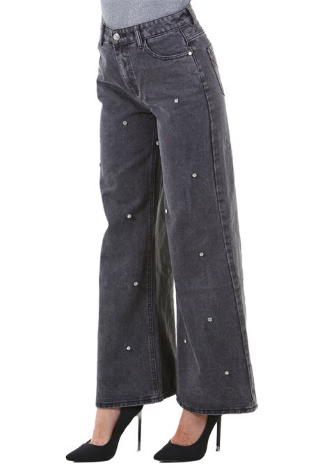 Jeans gamba laga con applicazione strass KAOS | Pantaloni | QIJMP0020001