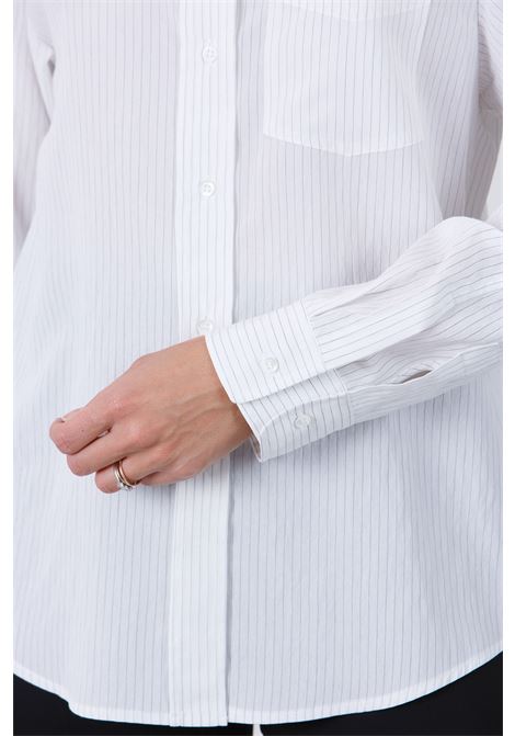 Corea camicia a righe verticali PINKO | Camicie | 103708-A273-COREAZZ1