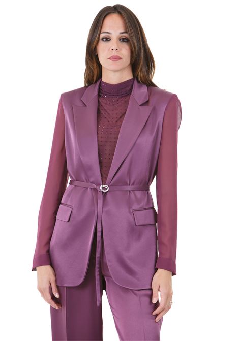 GAGNY GIACCA IN SATIN PINKO | Blazer | 104071-A206-GAGNYW44