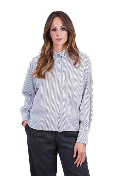 Camicia in popeline rigato POMANDERE | Camicie | 242-9451-11616100