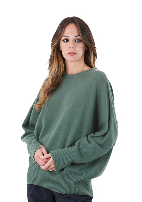 Avis maglia girocollo in misto cashmere con collo, polsi e fondo a costine SEMICOUTURE | Maglie | AVIS-Y4WD11R93-0