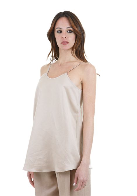 TOP CUPRO SPALLINE SOTTILI ALYSI | Top | 105233-P5028NUDE