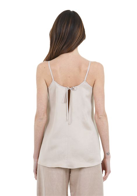 TOP CUPRO SPALLINE SOTTILI ALYSI | Top | 105233-P5028NUDE