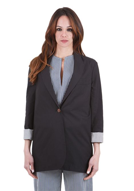 POPELINE POLSO RIGATO ALYSI | Blazer | 105828-P5022NE