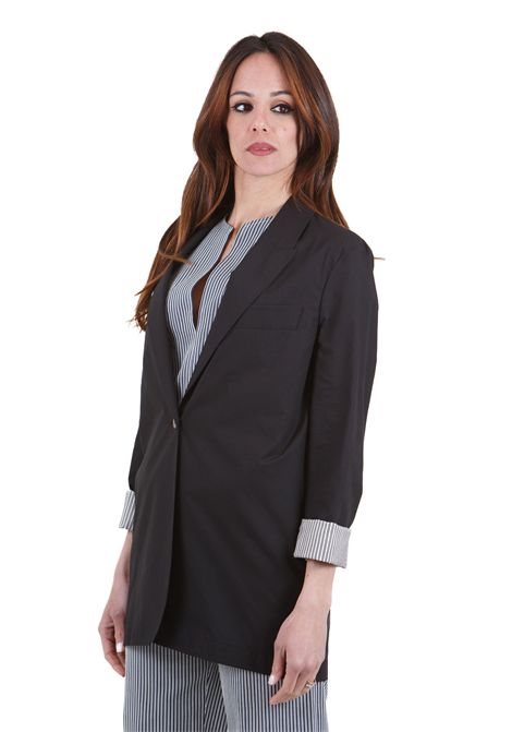 POPELINE POLSO RIGATO ALYSI | Blazer | 105828-P5022NE