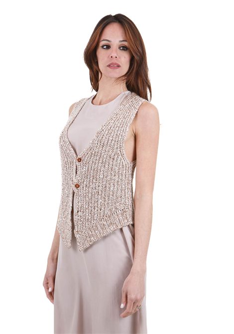 PAILLETTES TRICOT ALYSI | Gilet | 205402-P5006NOCE