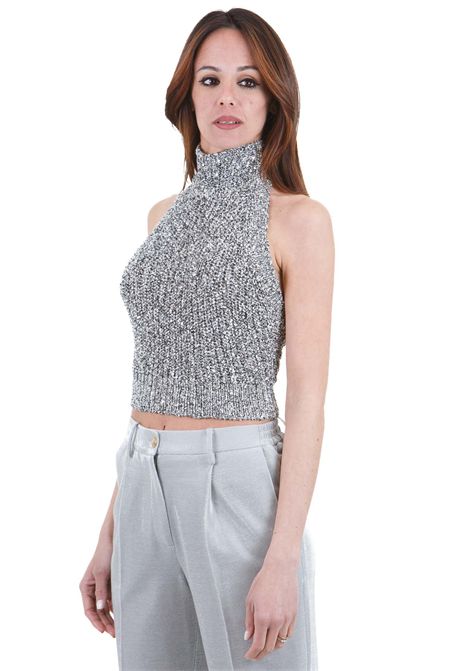 PAILLETTES TRICOT ALYSI | Gilet | 205433-P5006NE