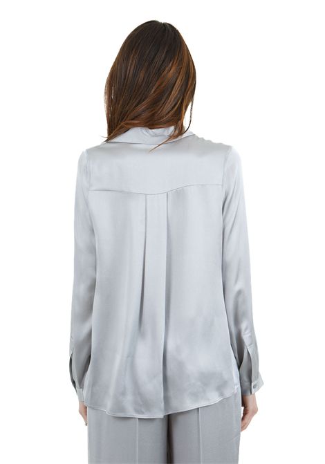 Ava camicia in rasetto con spacchetti laterali SEMICOUTURE | Camicie | AVA-Y5SM03X28-0