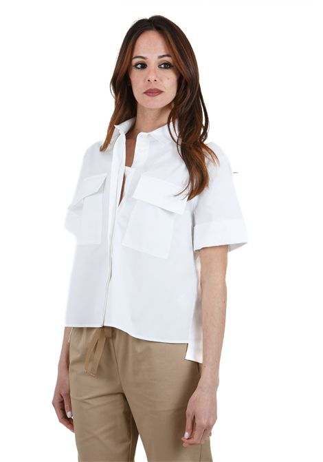 Camicia bottoni in madreperla SEMICOUTURE | Camicie | ELEA-Y5SK02A01-0